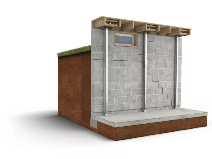 PowerBrace Foundation Wall Support