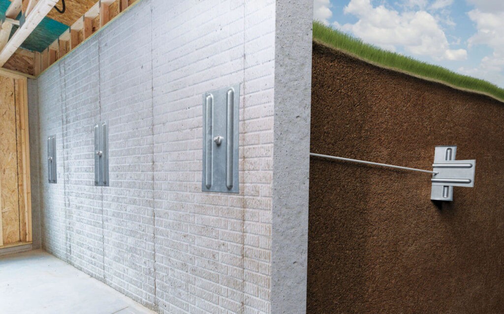 Geolock wall anchor system