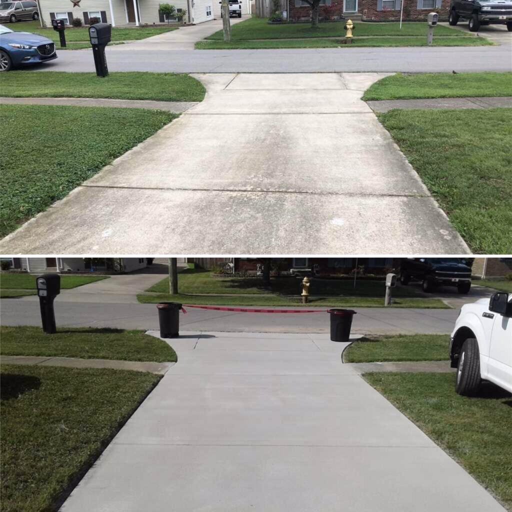 concrete driveway repair