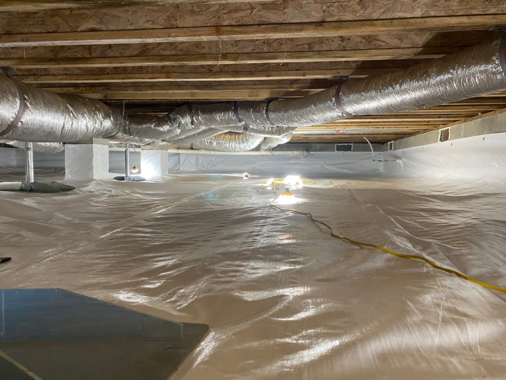 Crawl space encapsulation
