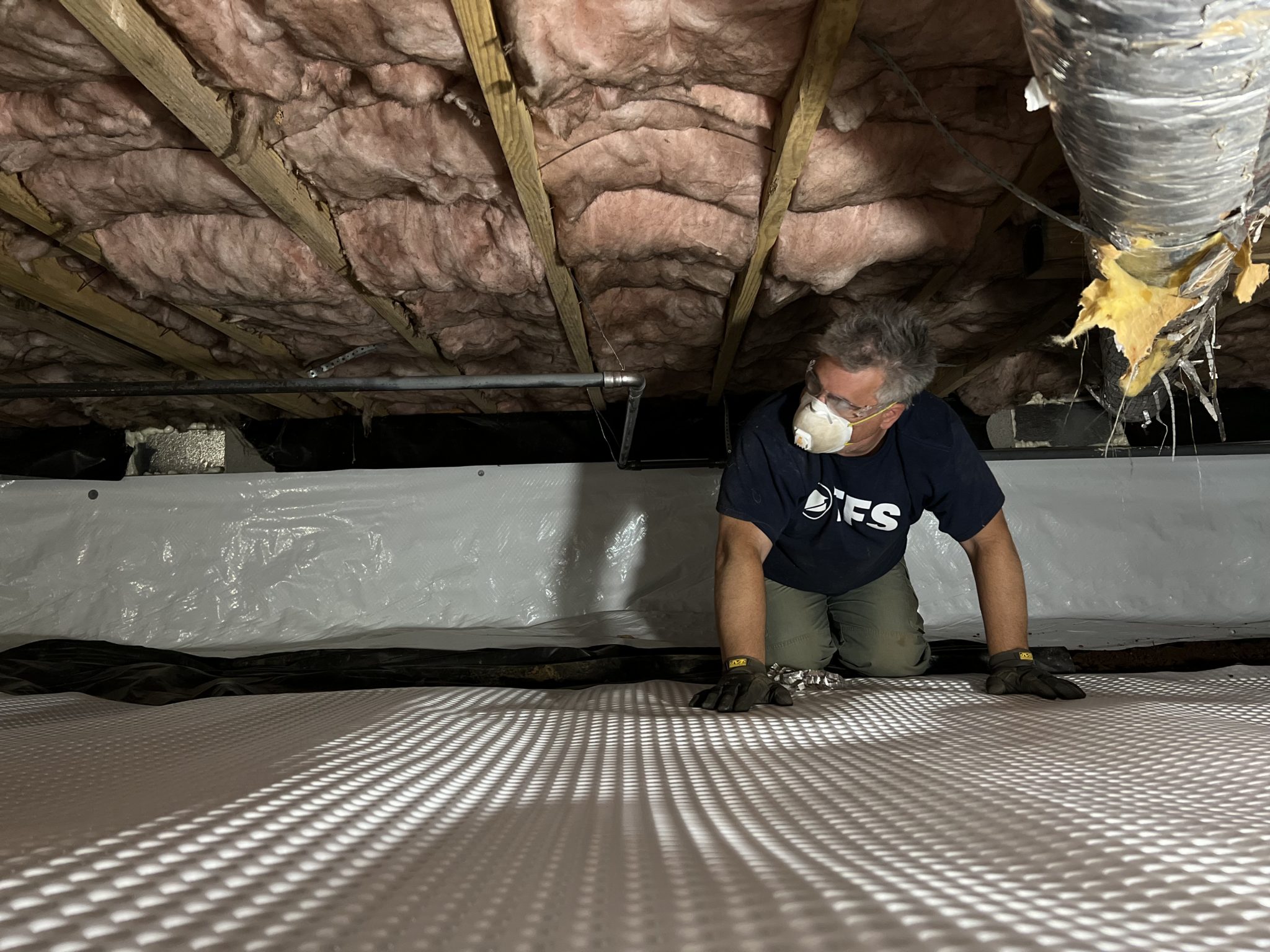 Craw space encapsulation