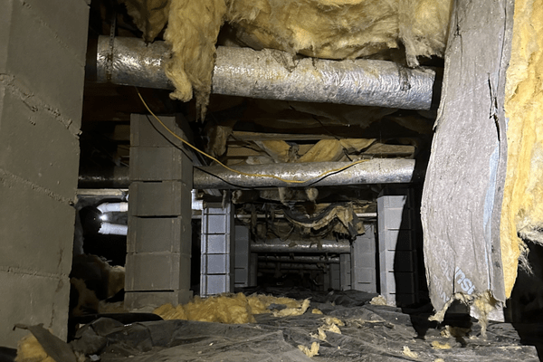 before crawl space encapsulation