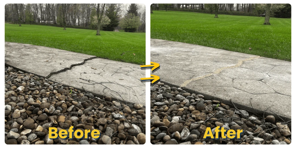 Concrete Walkway Repair in Fincastle Kentucky