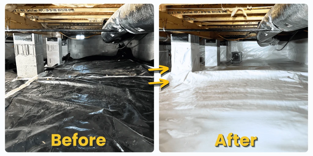 Crawl Space Encapsulation in Ghent