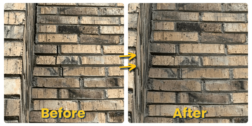 Brick Crack Repair in Hills