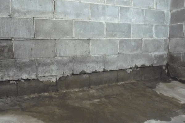 moisture from foundation issues