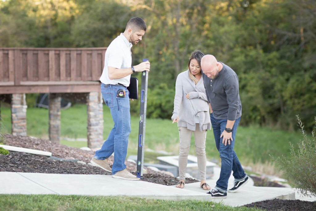 Home foundation inspection