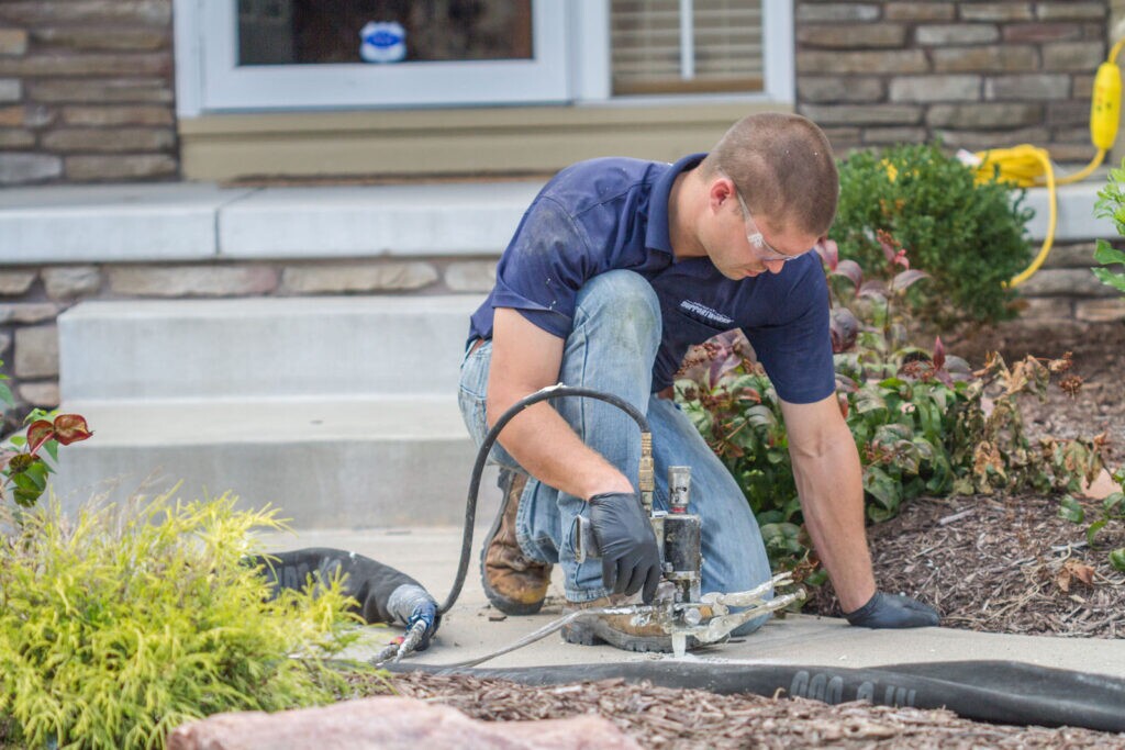 sidewalk concrete leveling