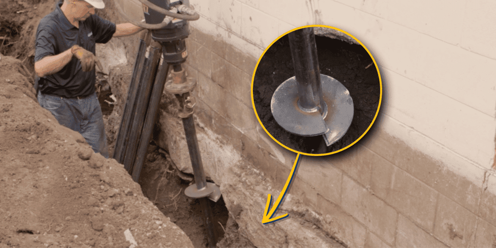 Helical Piers Repair