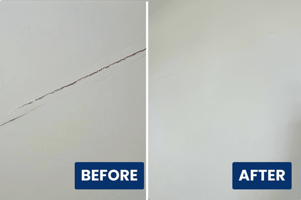 before and after foundation repair