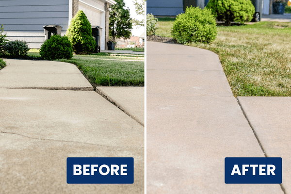 before and after concrete repair