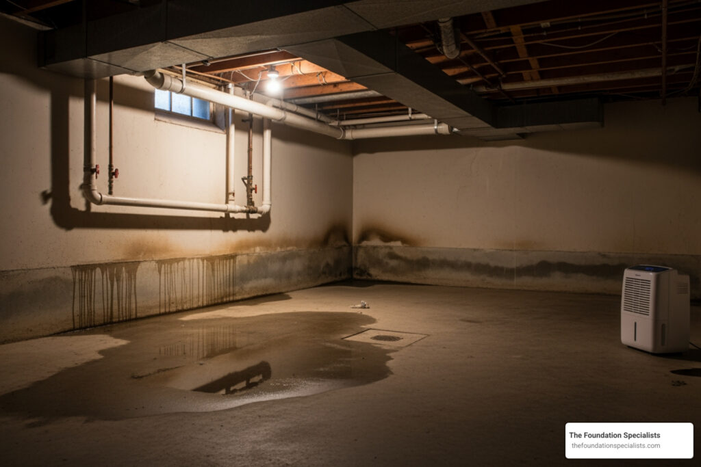 basement making house smell musty