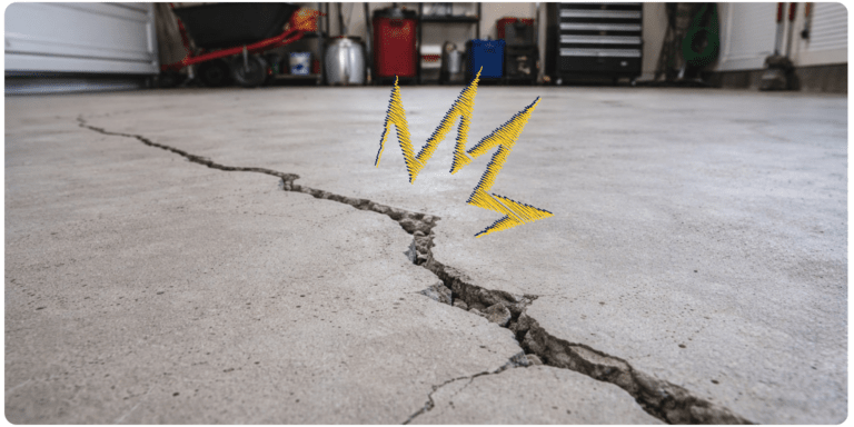 concrete floor crack repair
