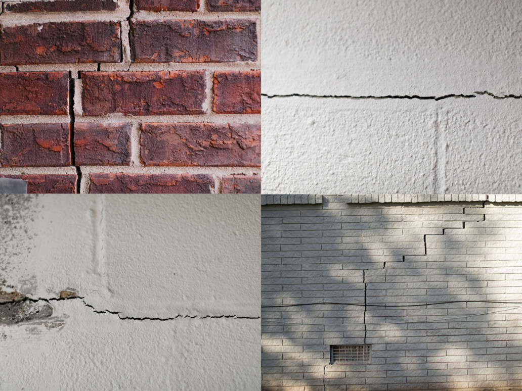 Types of foundation cracks