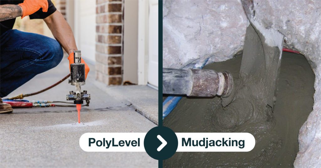polylevel and mudjacking concrete repair