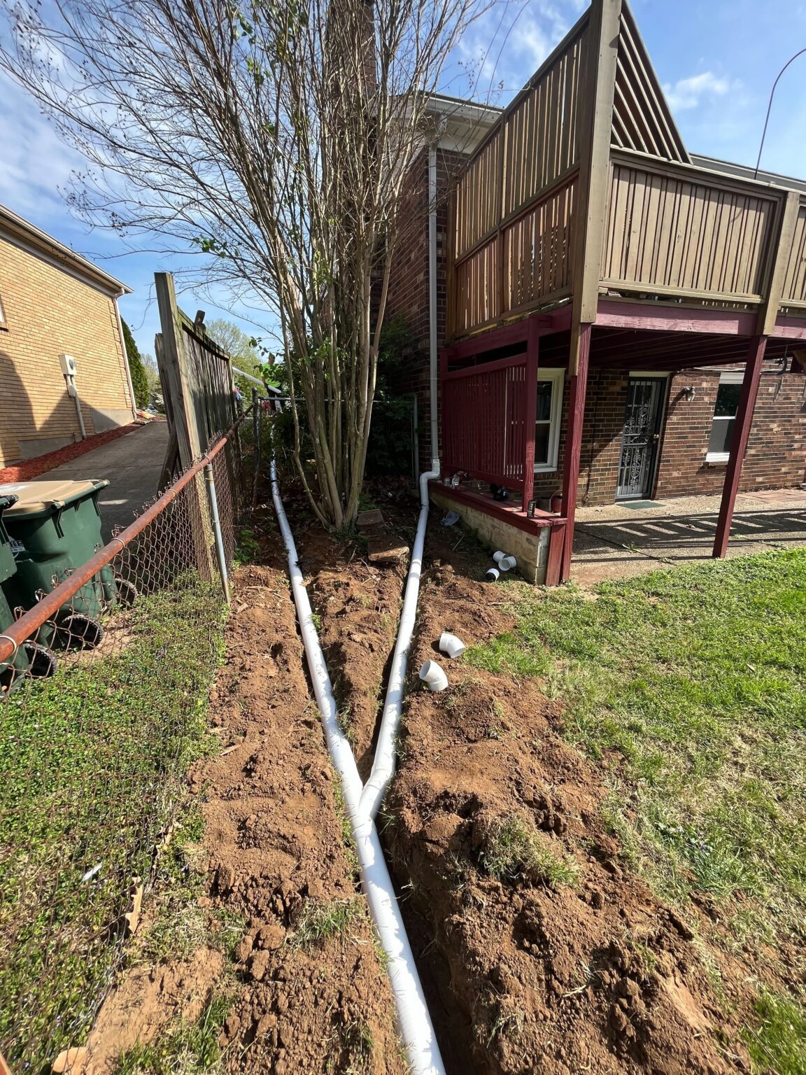 Dustin M. Clarksville, TN Testimonial Downspout Extensions TFS