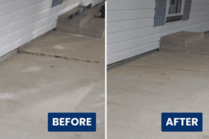 before and after concrete repair