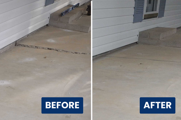 before and after concrete repair
