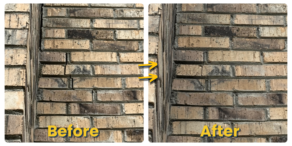 Brick Crack Repair in Hills