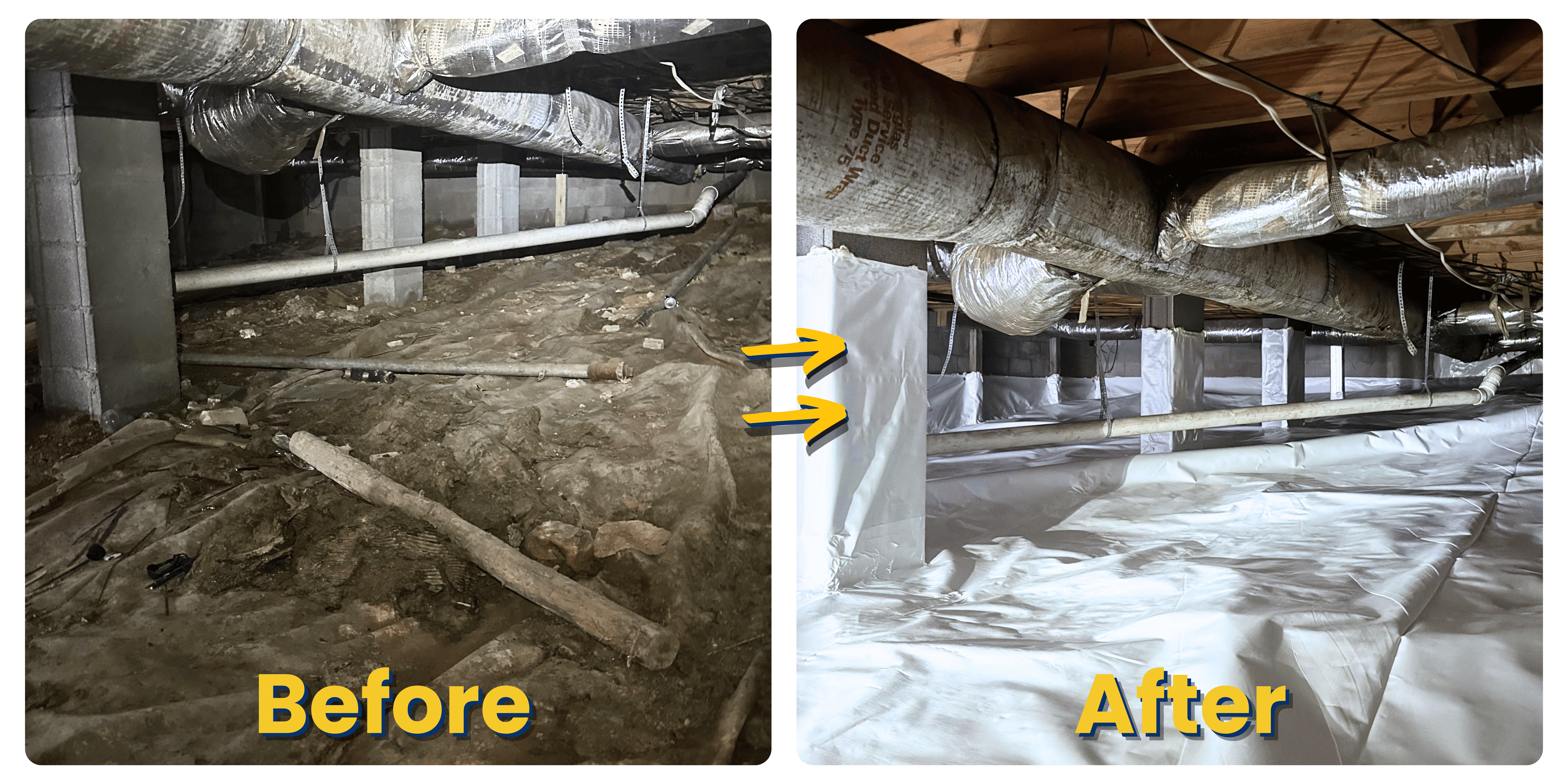 Crawl Space Encapsulation in Hurstbourne
