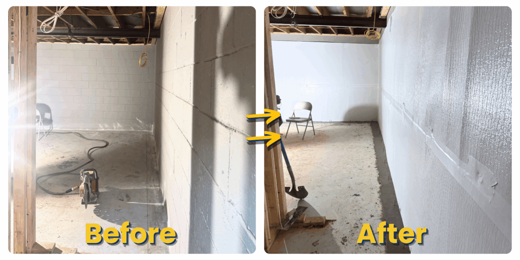 Basement Waterproofing in Pegram